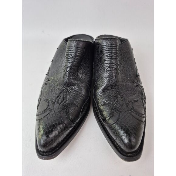 Golden Goose Women's Santiago Western Black Mule Slip On Booties Size 39 - Picture 4 of 6